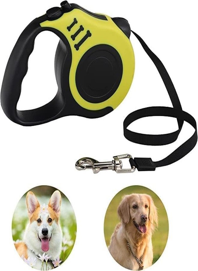 AMOAMI Automatic Retractable Nylon Cat Lead Extension Puppy Walking Running Lead Roulette for Dogs Pet Durable Dog Leash (5 M) (Multi Color) - Image 4